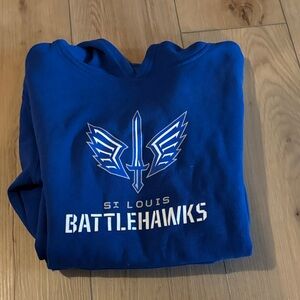 Blue St. Louis Battlehawks Hoodie